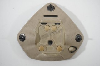 Norotos 3 Hole Shroud NVG Mount Helmet Bracket P/N 1722010 TAN