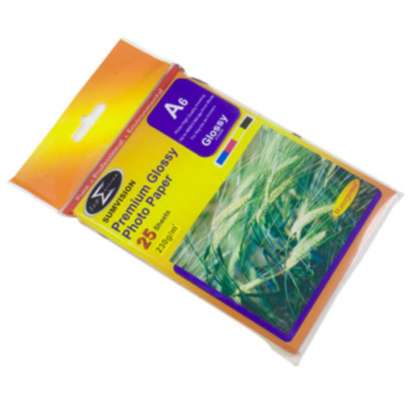 Sumvision Glossy A6 Inkjet Photo Paper 230gsm - 25 Sheets