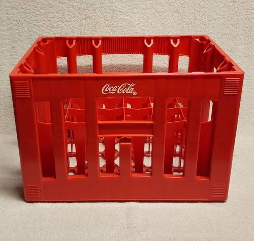 Coca Cola Red Plastic Crate 24 Bottles 16 oz 18 x 12 x 12 Ipasa Arcacontinental