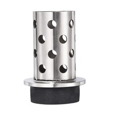 2" x 4" Perforated Casting Flask Vacuum Casting Wall Flanged with Base