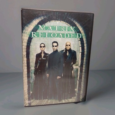 Matrix Reloaded DVD 2 Disc Keanu Reeves Hugo Weaving Laurence Fishburne Neo Real