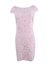 Tommy Hilfiger Women's Cap-Sleeve Lace Dress