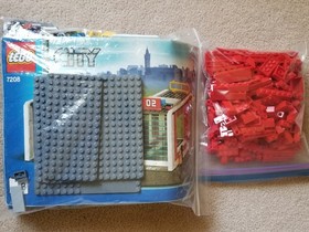 LEGO City 7208 Fire Station Complete Building Truck Van Firefighter Instructions