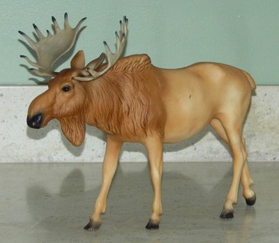 Vintage 1996 Breyer Bull Moose #387 National Park Foundation Wilderness Series