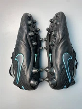 Nike Tiempo Mystic V AG Pro Leather Black  Soccer Cleats Boots Football US8.5