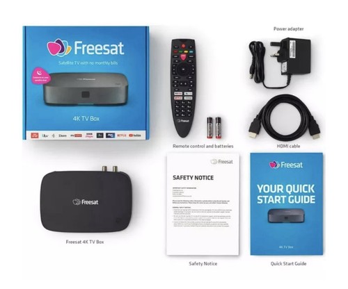 FREESAT UHD-4X Smart 4K Ultra HD Set Top Satellite TV Box - Picture 2 of 7