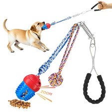 Tug of War Dog Toy,Interactive Dog Toys for Aggressive Chewers - Squeak Rope ...