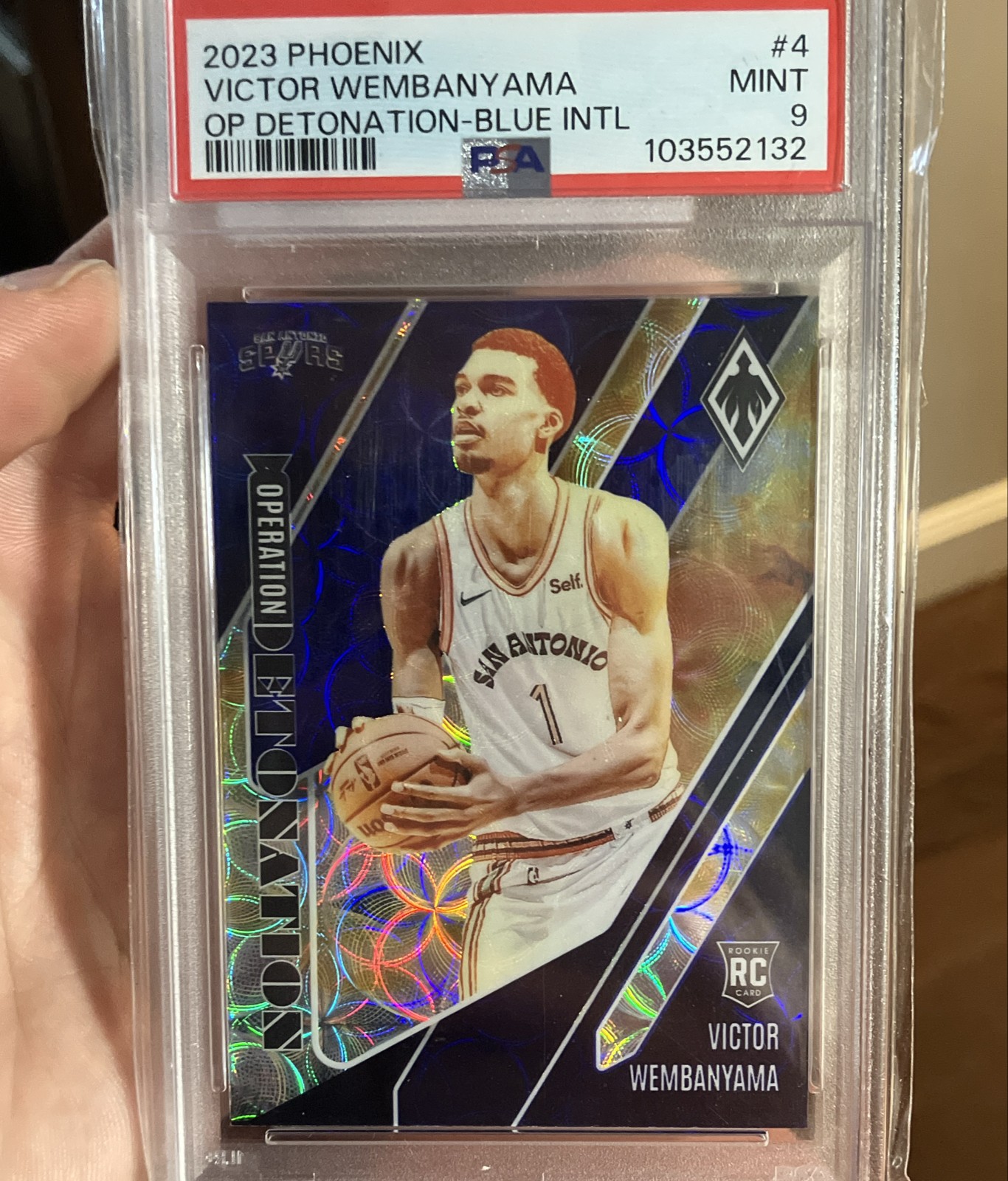 2023-24 Panini Phoenix - Operation Detonation Victor Wembanyama #4 International