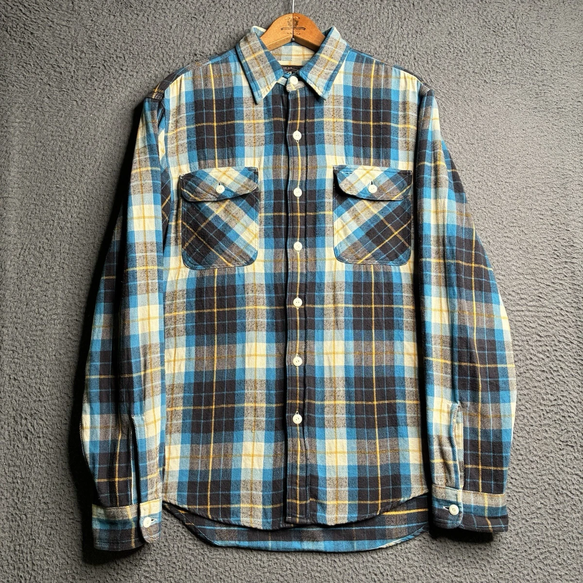 RRL Flannel Casual Button-Down Shirts for Men for sale | eBay