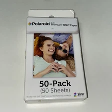Polaroid Zink Premium Photo Paper (50 Pack) Compatible w/ Snap & More 2x3 New