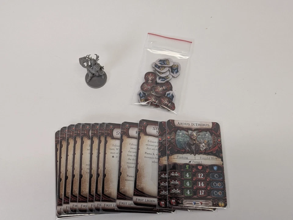 FFG Descent 2nd Edition Lieutenant Ardus Ix'Erebus KOMPLETT & SLEEVED Fantasy - Bild 3 von 4