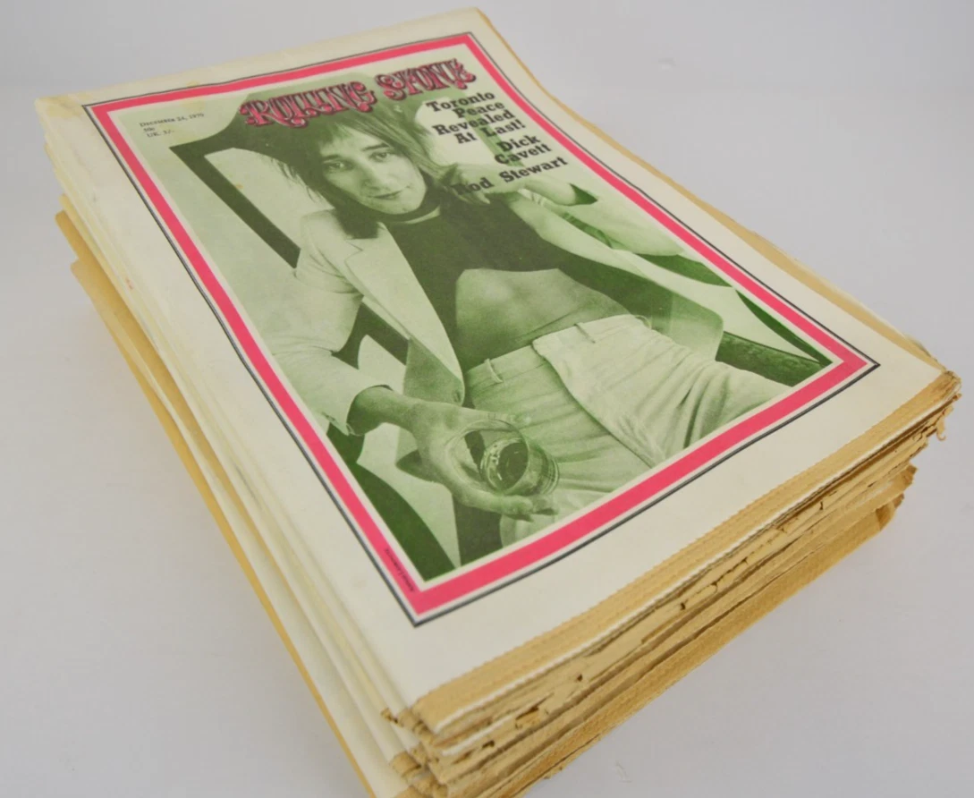 1970年 Rolling Stone 4冊セット 初期ヴィンテージ ロック雑誌 Vintage Rolling Stone Magazine for sale - eBay