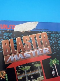 Blaster Master Empty Box for NES (back tearing/sticker damage)