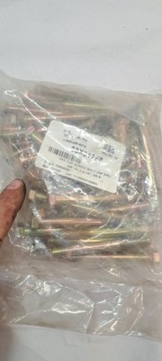 (QTY50 ) 3/8''-24 x 3 1/2  '' Zinc Plated Grade 8  Hex Cap Screws 38X312F8