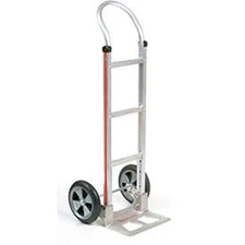 Magliner Aluminum Hand Truck with Curved Handle Balloon Wheels