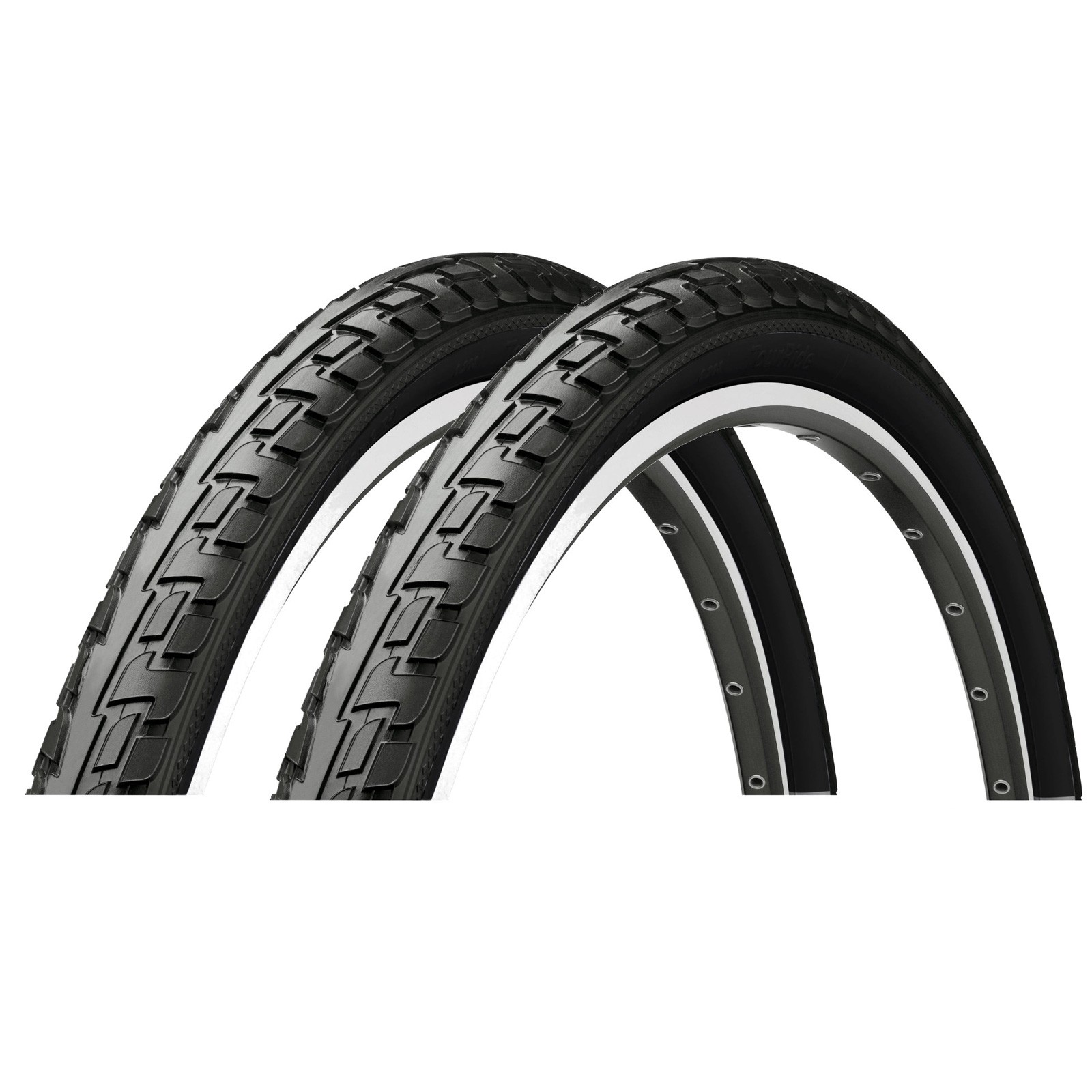 Continental Tour Ride 700 x 35/37c Cycle Touring Hybrid Tyres Pair