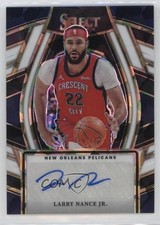 2023-24 Panini Select White Cracked Ice Prizm 22/25 Larry Nance Jr Auto 1a07