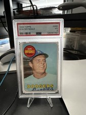 1969 Topps Don Drysdale #400 PSA 3 VG Dodgers HOF Vintage Baseball Card
