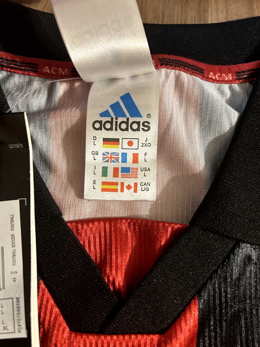 AC Milan Maldini #3 1998/99 Adidas Home Jersey Football Soccer