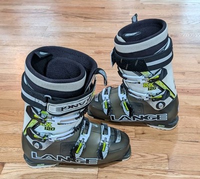 Lange RX 120 Adult Ski Boots Max Grip Mondopoint 27-27.5 316mm