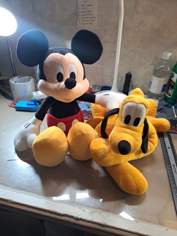 Disney Mickey Mouse And Pluto Buddies 4 Ever! Plush Plushie 