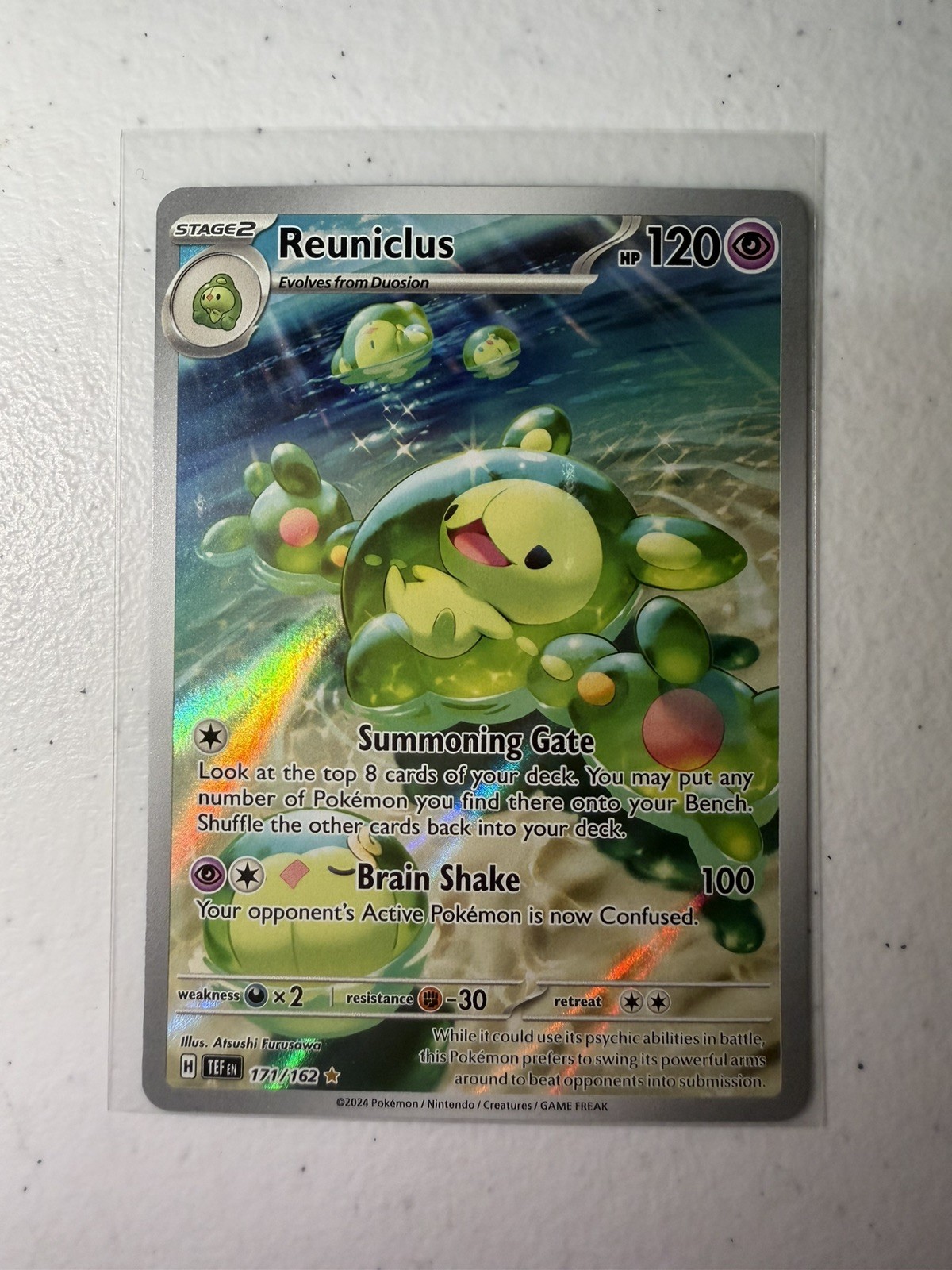 Reuniclus 171/162 Pokemon TCG SV05: Temporal Forces Holo English