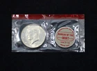 Uncirculated 1968-D 40% Silver Kennedy US Mint Half Dollar w Treasury Token
