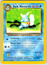 Legendary Collection 39/110 Dark Wartortle Pokemon Card MODERATE PLAY