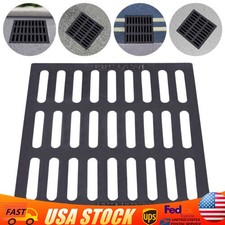 Cast Iron Drain Grate Outdoor Drain Cover Heavy Duty Sewer Cover To Block Debris