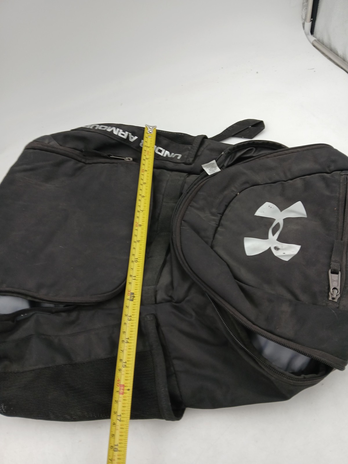 Under Armour Black 21" Backpack Soft Case Water Bottle Pocket Mens Gym Bag thumbnail 12