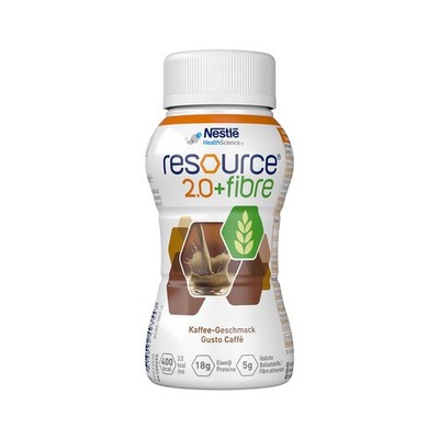 Resource 2.0 fibre 4x200ml Kaffee PZN 01743921 Trinknahrung (18,11 EUR/l)