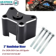 2″ Adjustable Handlebar Riser For Can-Am Spyder F3 2020-2024 RT 2020-25 Aluminum