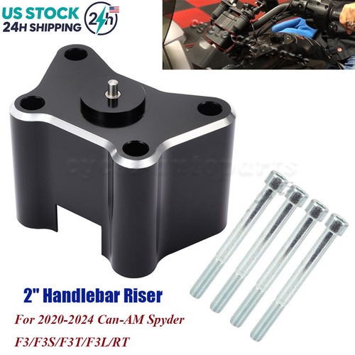 2″ Adjustable Handlebar Riser For Can-Am Spyder F3 2020-2024 RT 2020-25 ...