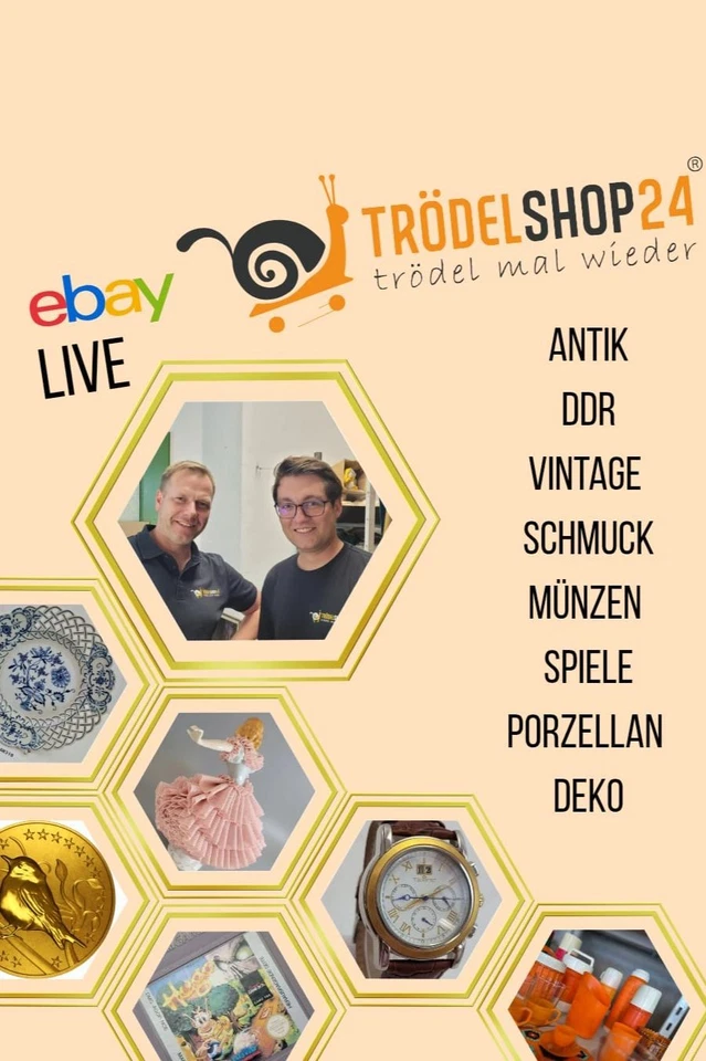 Ebay-Live: Schmuck, Erzgebirge, Ostalgie DDR, Vintage-Elektronik, DEKO