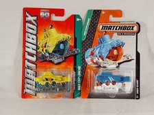 (2) Matchbox Deep Diver Submarines Yellow & B...