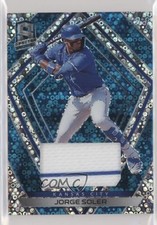 2020 Panini Chronicles Spectra Neon Blue Prizm Swatches 30/99 Jorge Soler 0c6
