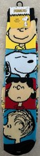 Peanuts Socks 2 Pairs Crew Style Size 6-12 Charlie Brown Snoopy New 2025 Design