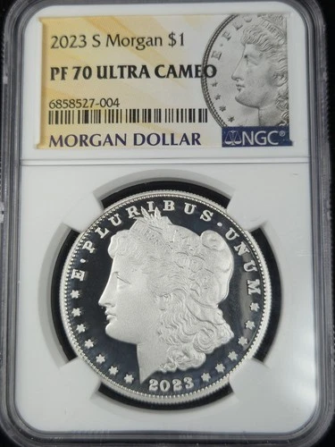 2023-S Morgan Silver Dollar $1 PF 70 Ultra Cameo NGC