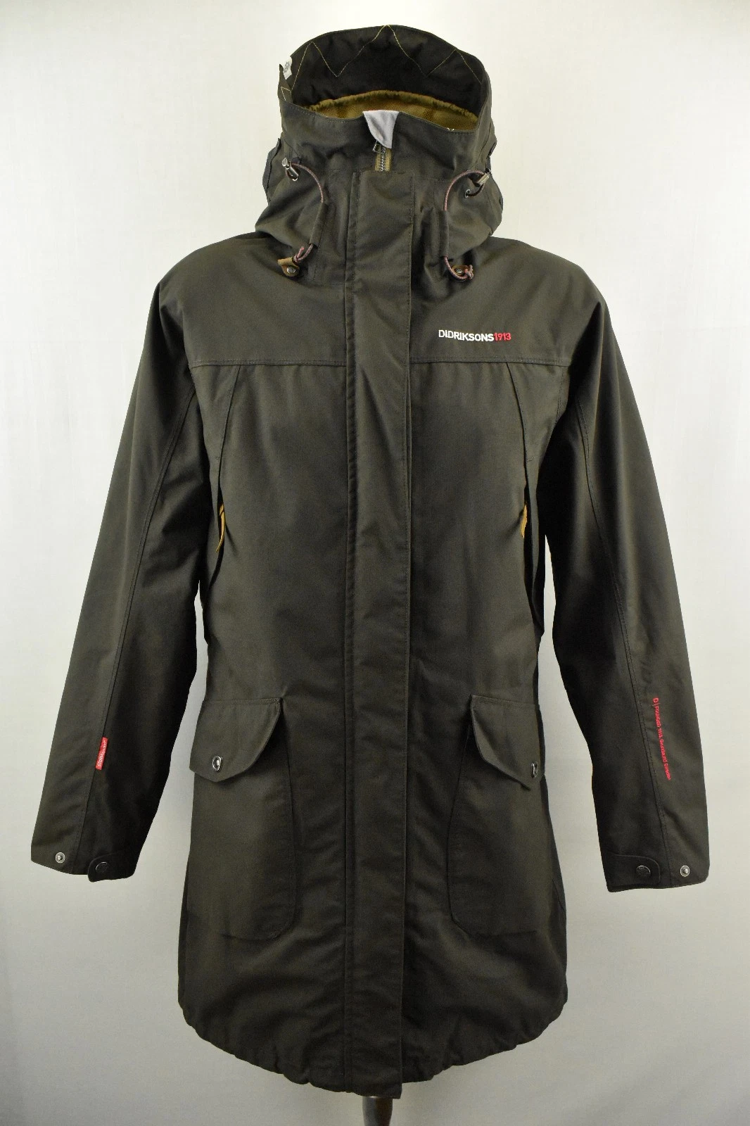 DIDRIKSONS Thelma Jacket Womens Coat Storm System Waterproof Parka Hooded 40