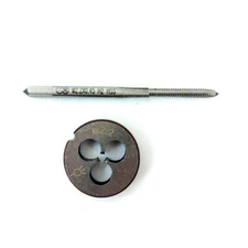 HSS M2.2 x 0.45mm Plug Tap & M2.2 x 0.45mm Die Metric Taper Thread Right Hand