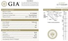 GIA certified 1.00ct SI1 H loose natural Round Cut Diamond 6.25X6.32X3.82mm — photo 2