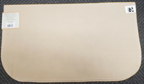 PRINTED NYLON KITCHEN RUG (nonskid)(18" x 30") FRUITS & FLOWERS, D Shaped, KH - Picture 10 of 11