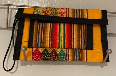 PERUVIAN 100% Cotton Multicolor Wallet  Sanyork Fair Trade Wallet