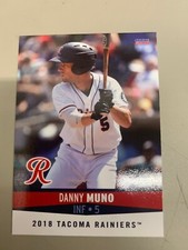 Danny Muno Card 2018 Tacoma Rainiers Team Card