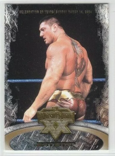 Batista Dave Bautista wwe 2004 Euro Apocalpse Raw Smackdown Foil card #R21