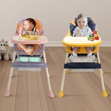 Hochstuhl Kinderhochstuhl Babystuhl für Baby Kindersitz Weicher Sitz verstellbar
