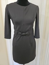 Little Black Dress Bow Detail Women's size US6 36IT Quiet Luxury Feminine