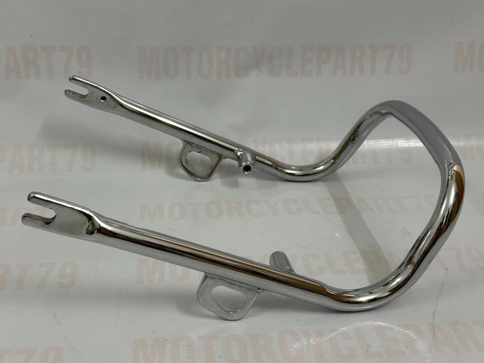 Yamaha XS 650 XS650 1974-1979 riel de agarre trasero cromado (2M0-21645-00-00). Foto 2 de 4