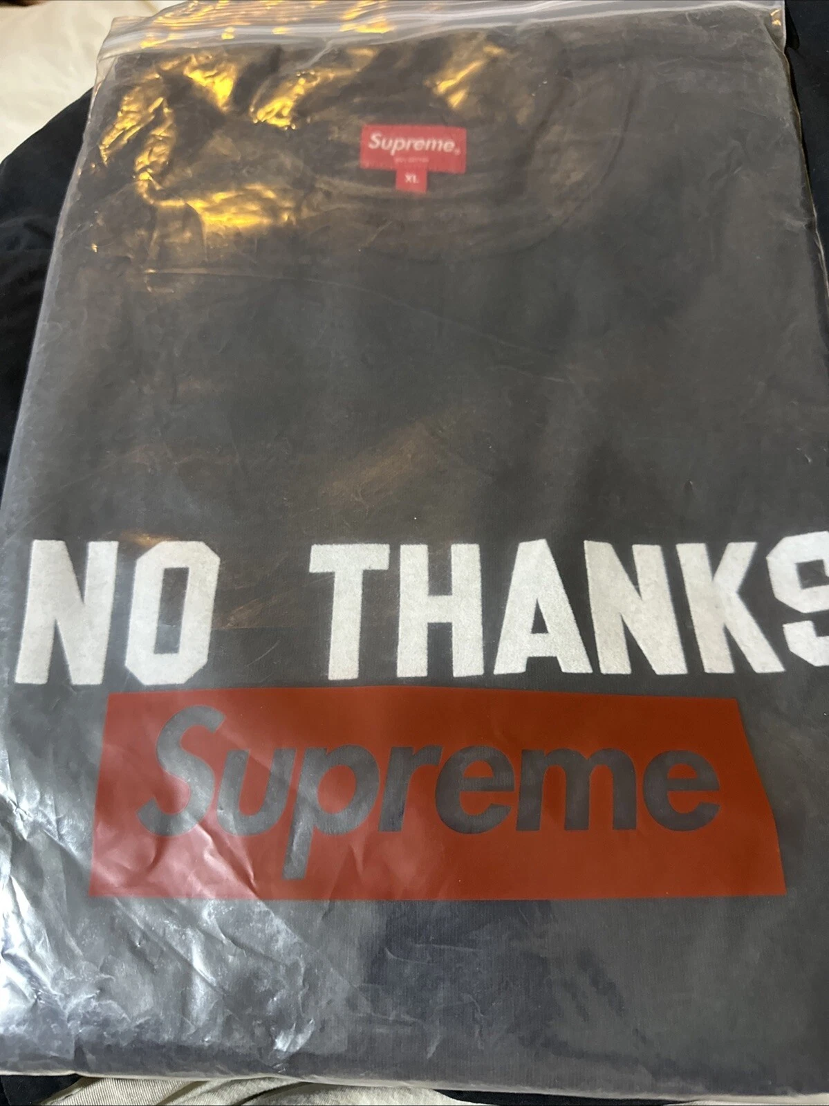 Haut à manches courtes Supreme No Thanks Fw21Kn82