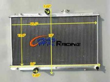 Aluminum Radiator For 1992-1998 Toyota Corolla Ae101 4a-fe7a-fe 1.61.8 Mt